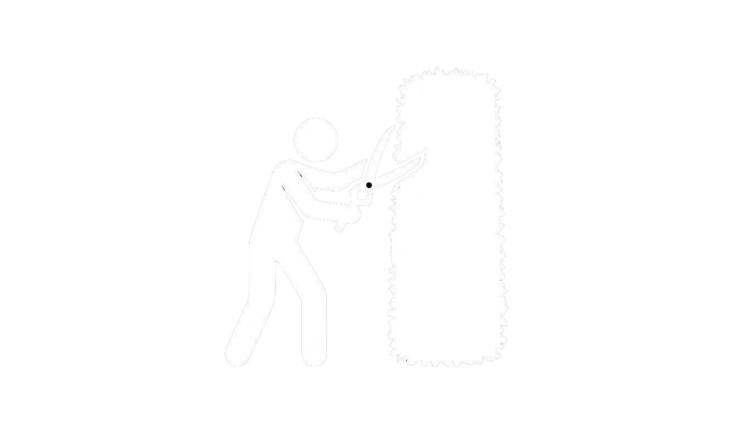 Heckenpflege icon weiss